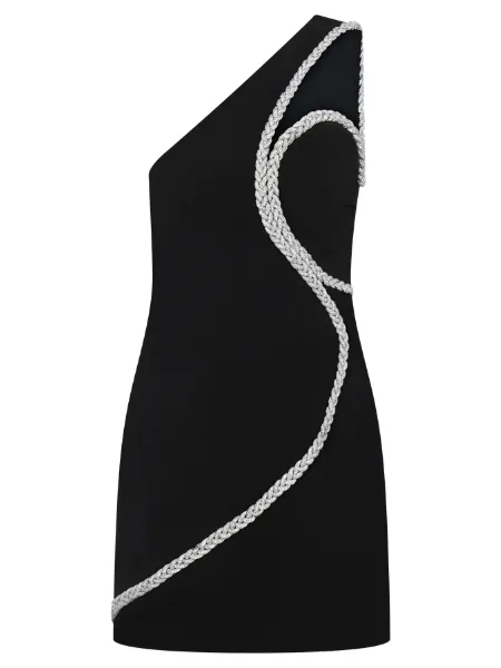 Eleonora Diamante Trim Mini Dress